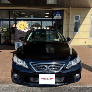 トヨタ MARK Xの納車記念写真|モビリティタウン熊本