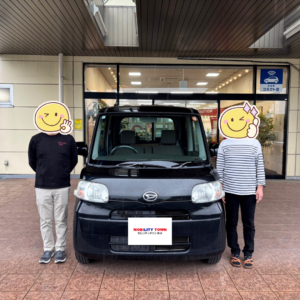 ダイハツ タントの納車記念写真|モビリティタウン熊本