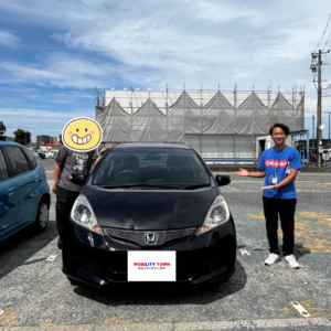 ホンダ フィットの納車記念写真|モビリティタウン熊本