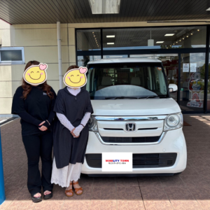 ホンダ N-BOXの納車記念写真｜モビリティタウン熊本