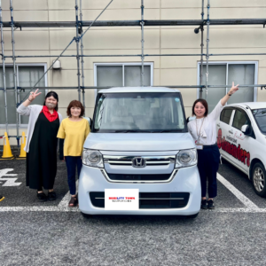ホンダ N-BOXの納車記念写真｜モビリティタウン熊本 