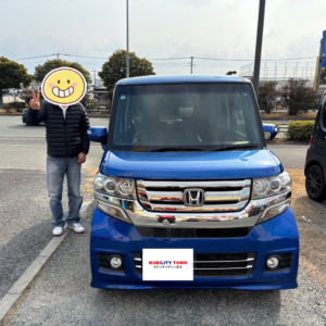 ホンダ　N-BOXカスタムの納車記念写真｜モビリティタウン熊本 
