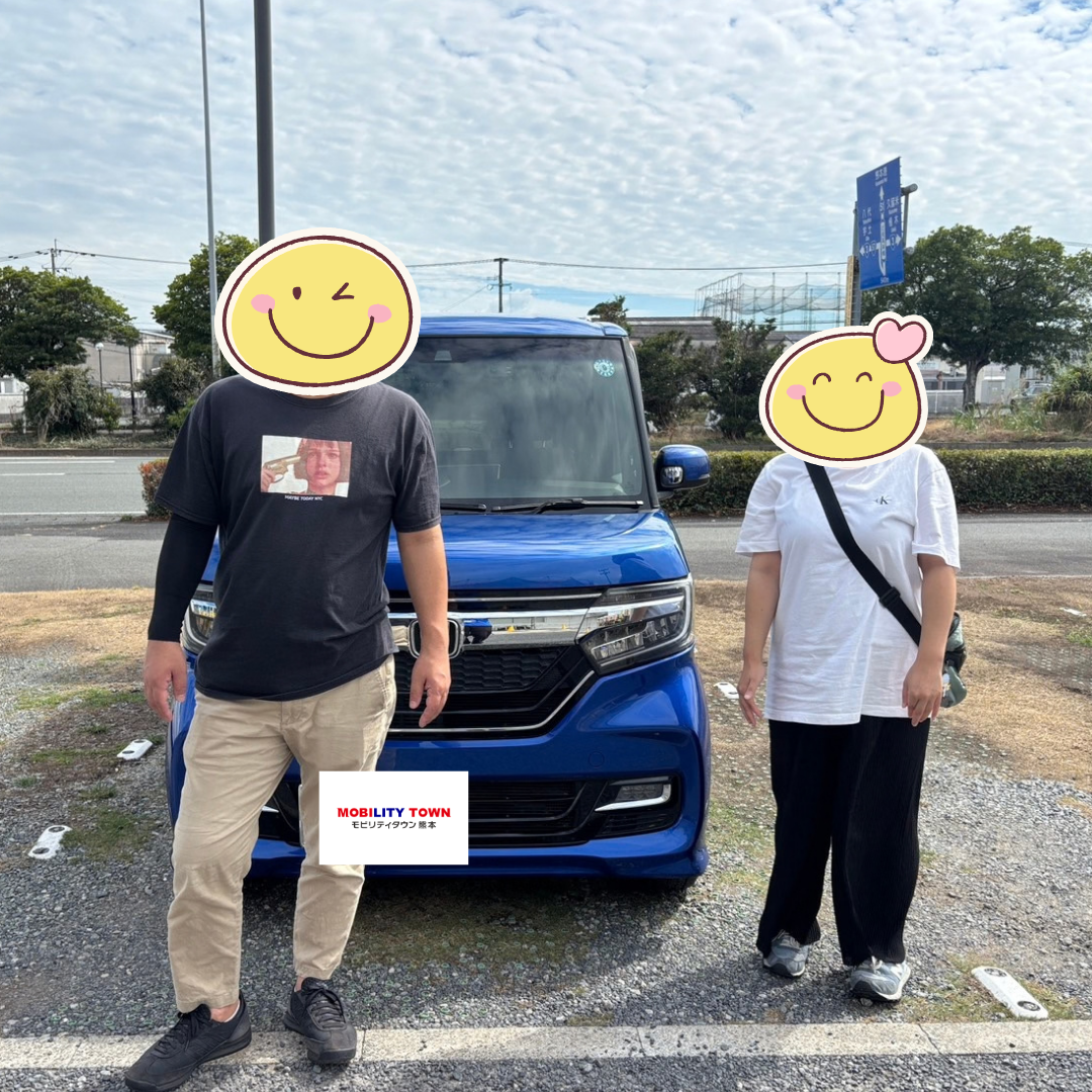 ホンダ N-BOXカスタム納車写真