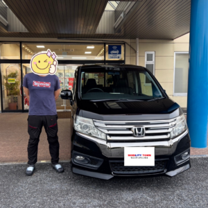 ホンダ ステップワゴンの納車記念写真|モビリティタウン熊本