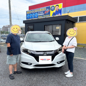 ホンダ　ヴェゼルの納車記念写真｜モビリティタウン熊本  