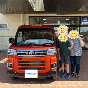 スズキ アトレーの納車記念写真|モビリティタウン熊本