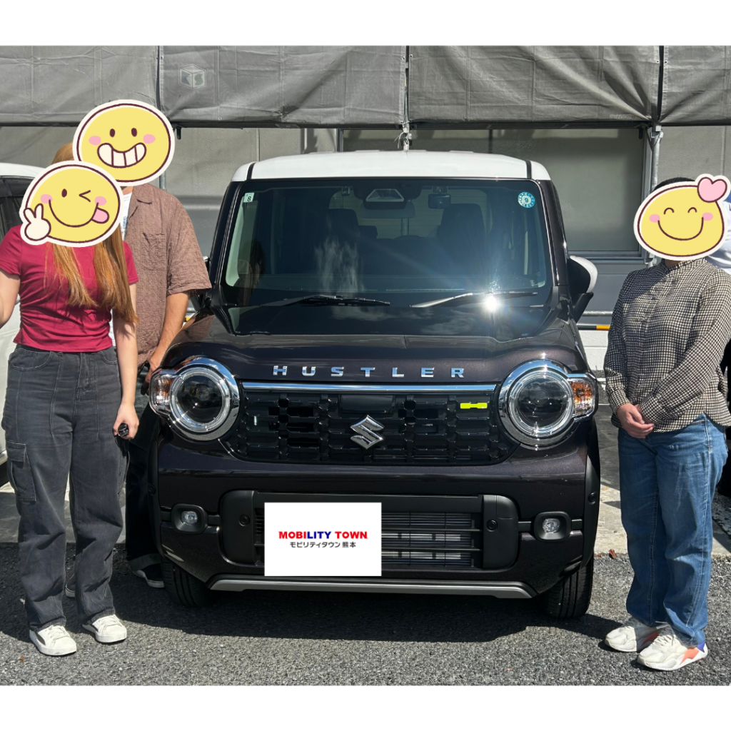 スズキ ハスラーの納車記念写真|モビリティタウン熊本