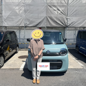 スズキ ワゴンRスマイルの納車記念写真|モビリティタウン熊本