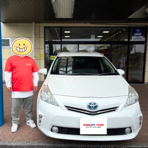 トヨタ　プリウスの納車記念写真｜モビリティタウン熊本