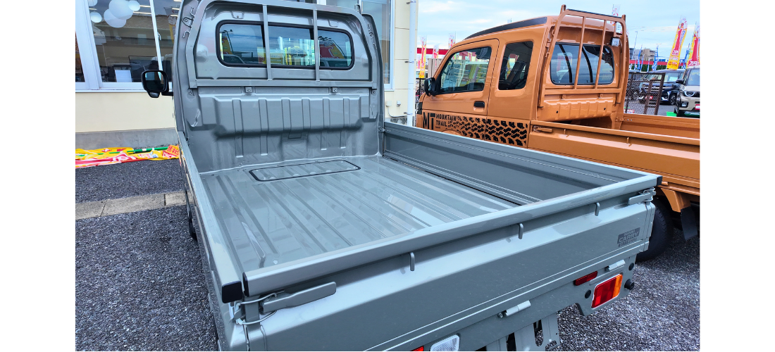 キャリイの荷台の広さと積みやすさ